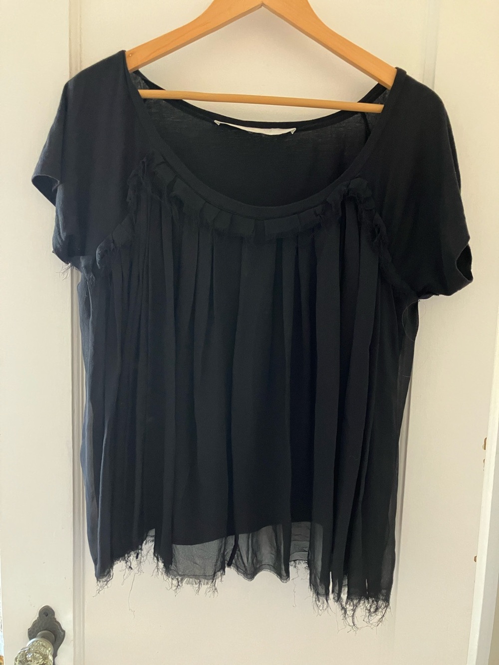 LANVIN Paris black blouse